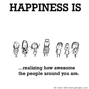 Happiness is